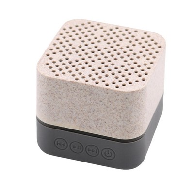 Mini Portable Wireless Wheat Straw Speaker