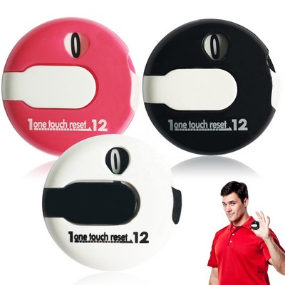 Golf Stroke Score Counter With Hat Clip